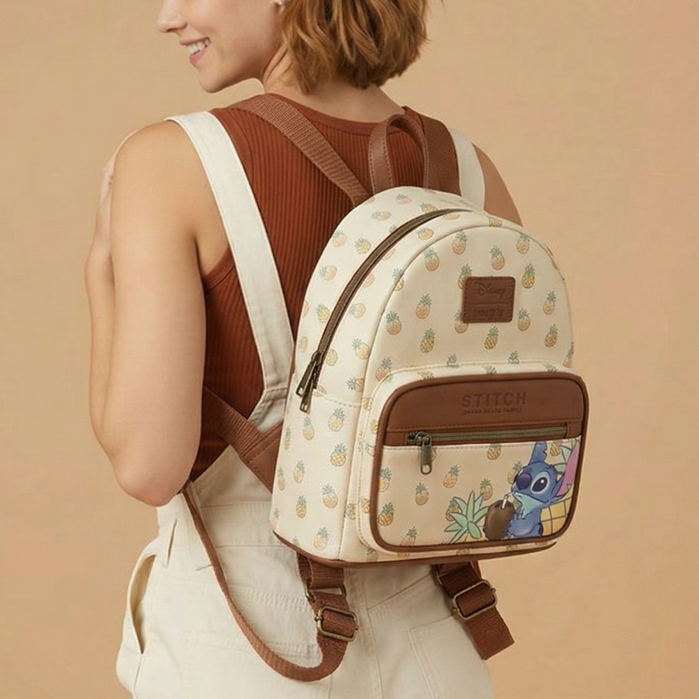 LIMITED EDITION NWOT Loungefly Lounge Fly Disney Stitch Pineapple backpack
